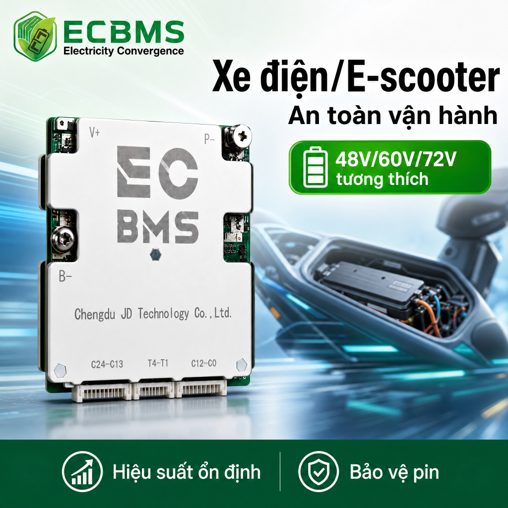 Mạch BMS Thông Minh AVATRIKE 3-24S Kết Nối Bluetooth Nhanh Chóng