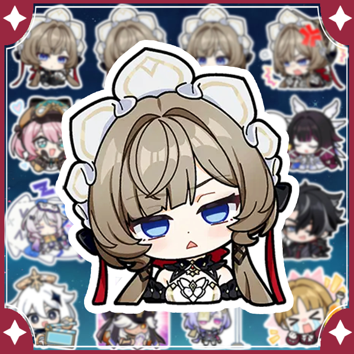 [Genshin Impact] Sticker Sandrone, Columbina, Charlotte, Citlali, Furina và các nhân vật khác