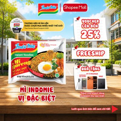 Mì Trộn Indomie Vị Đặc Biệt 85g x Thùng 40 Gói