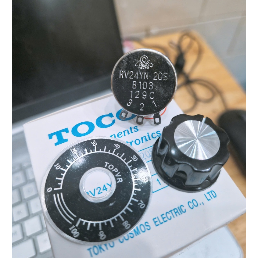 Triết áp RV24YN20S-B103 - 10K 2W TOCOS TOKYO RV24YN 20S B103