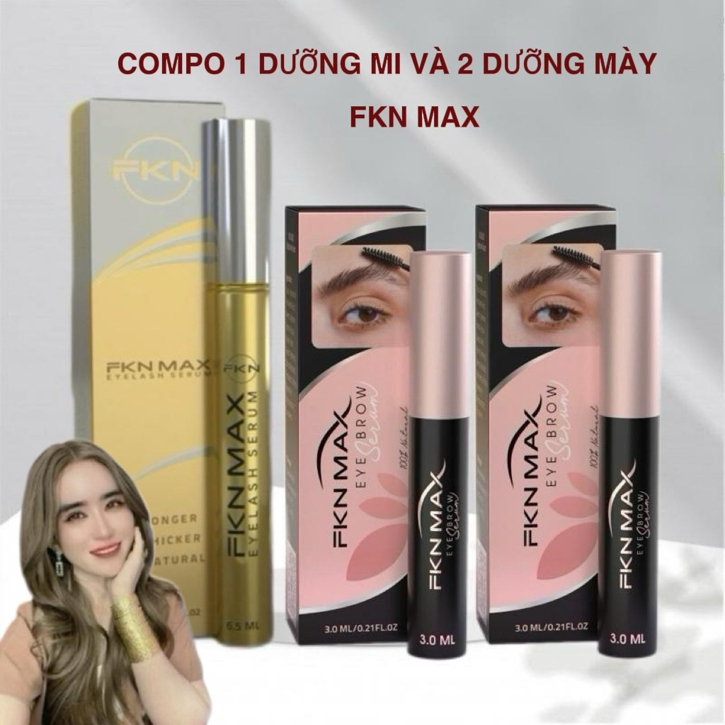 COMPO 1 DƯỠNG MI VÀ 2 DƯỠNG MÀY FKN MAX