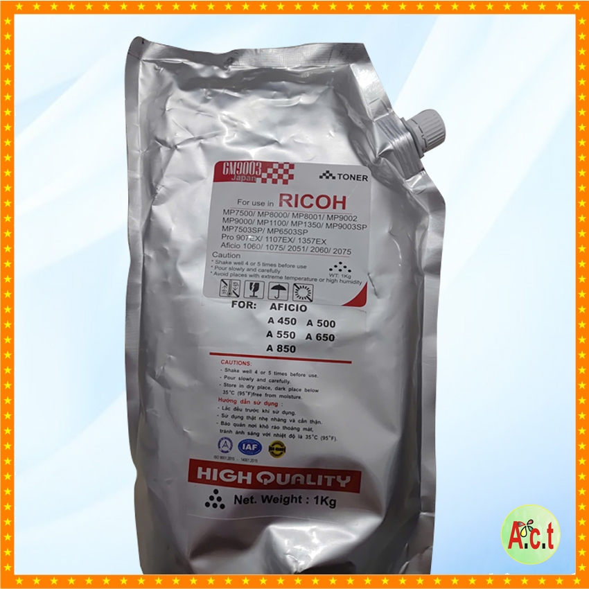 Mực Ricoh Aficio MP 6055 gói 01 KG.
