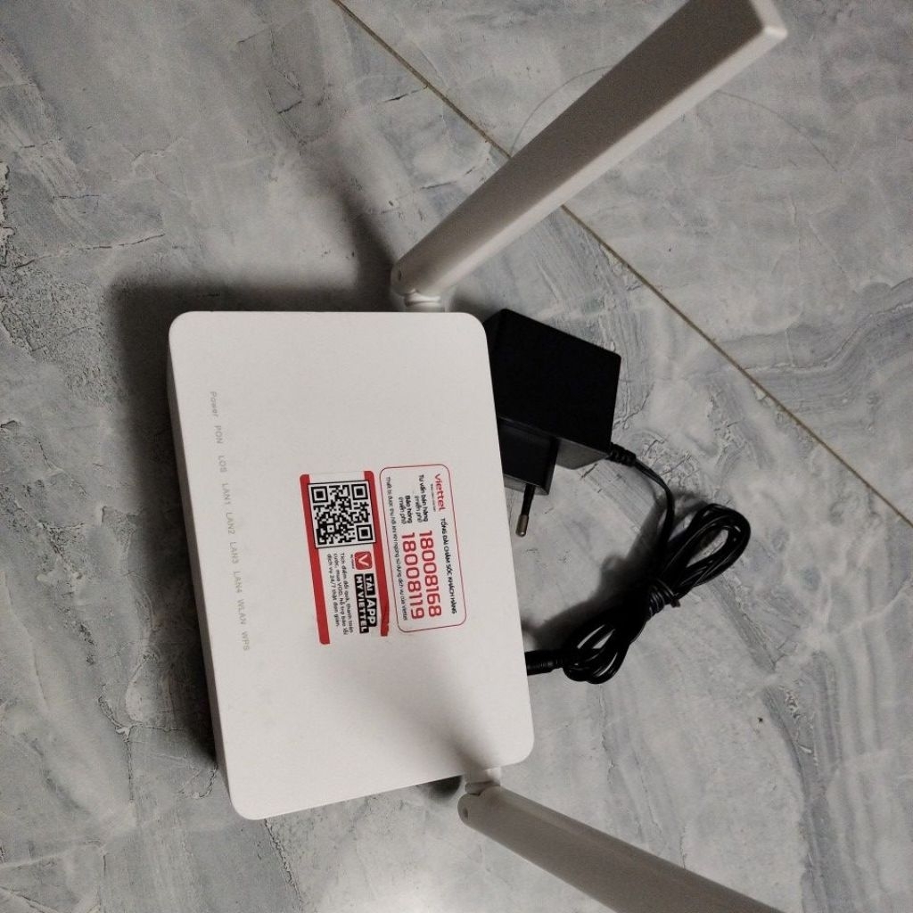 (hàng cũ) Bộ Phát Wifi Model Quang Viettel Huawei HG8041X6-12 Với 2 Băng Tần 5G và 2.4G.
