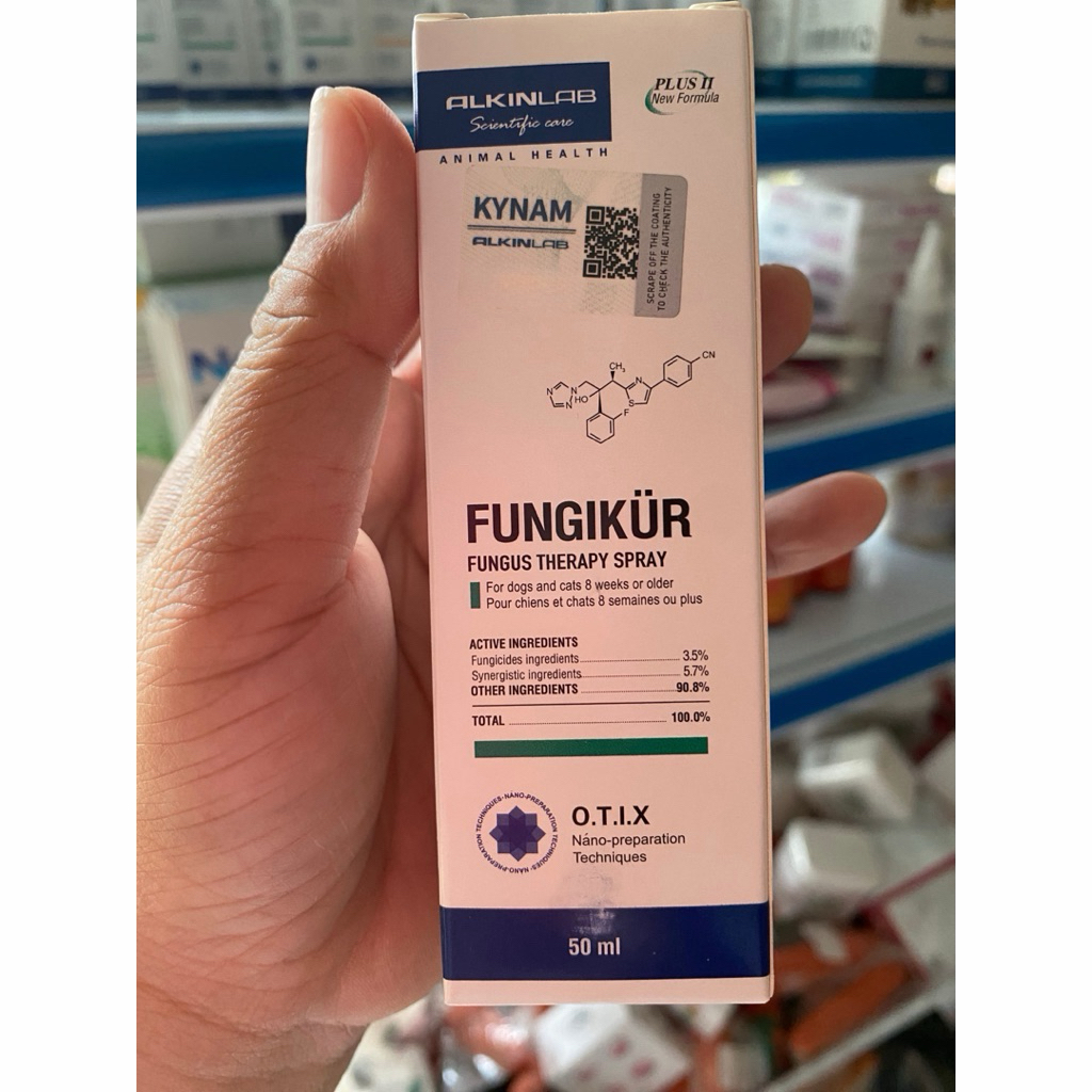 [Kỳ Nam] Alkin Fungi-kur xịt ngoài da cho chó mèo