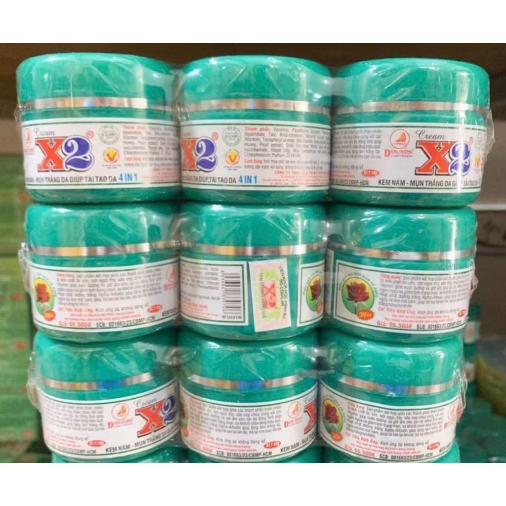 Kem X2 trần (hay kem face X2 hũ trần) chính hãng 10g