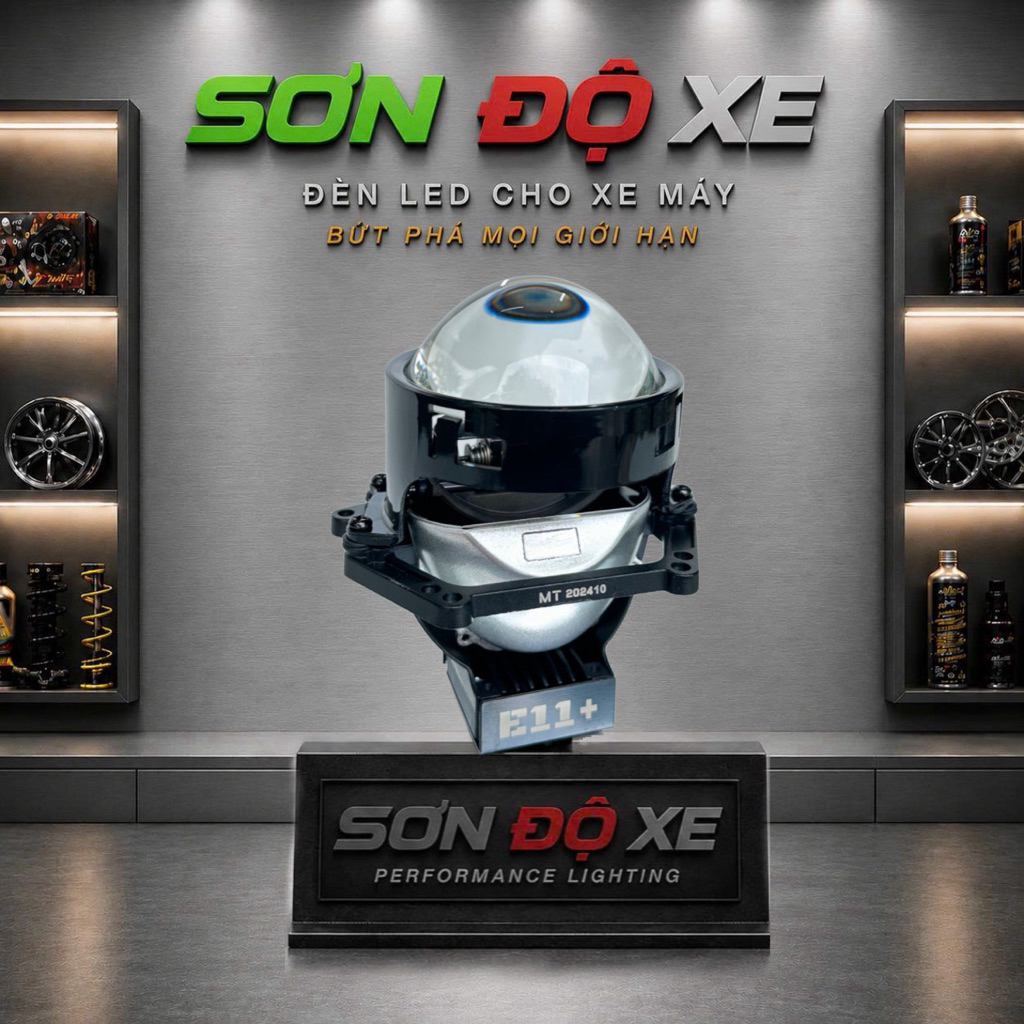 Bi Cầu E11+ Mẫu Mới 2025 Công Xuất 65W Có Trợ Pha ( Bảo Hành 24 Tháng Lỗi Đổi Mới )