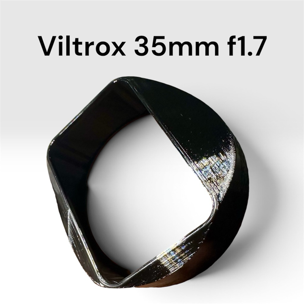 Loa che sáng vuông Viltrox AF lens hood 35mm F1.7 cho máy ảnh ống kính