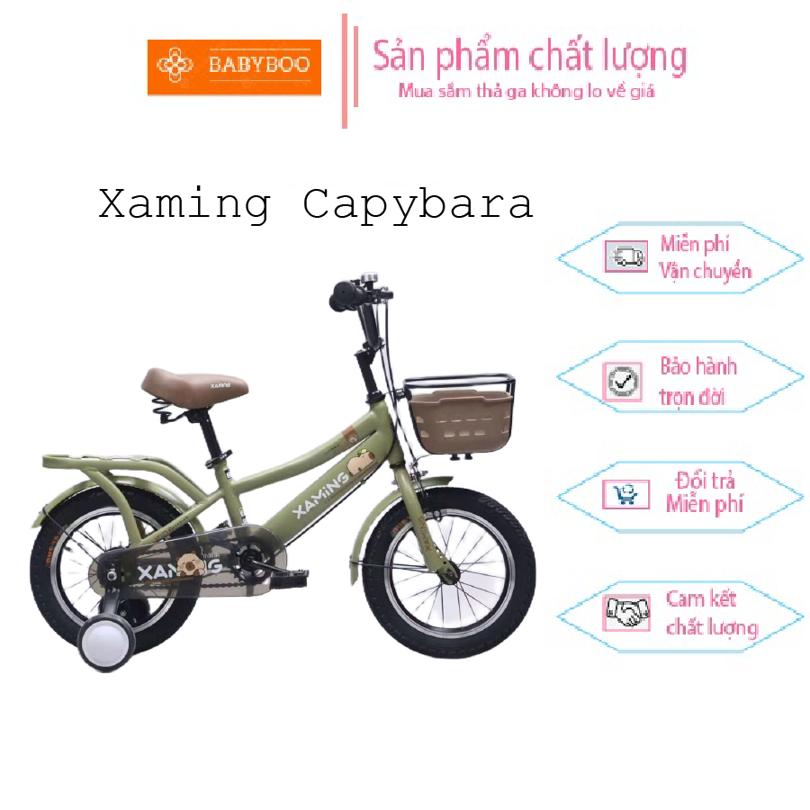 Xe đạp Xaming Capybara cho bé, size 12-20 - Babyboo.4kids