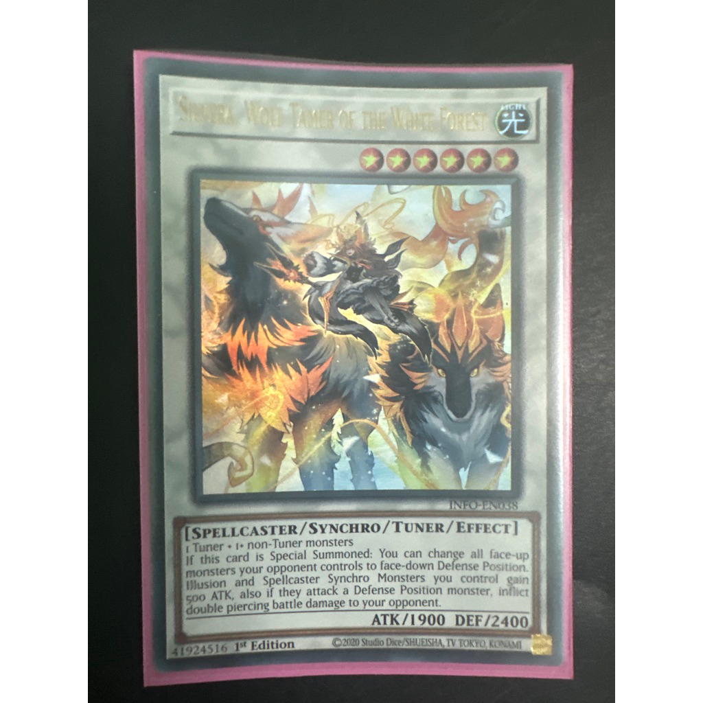 bài yugioh: silvera, wolf tamer of the white forest