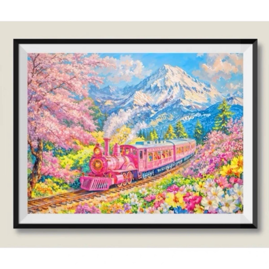 tranh thêu 60x80cm 9CT THÊU 4 sợi. kim 22