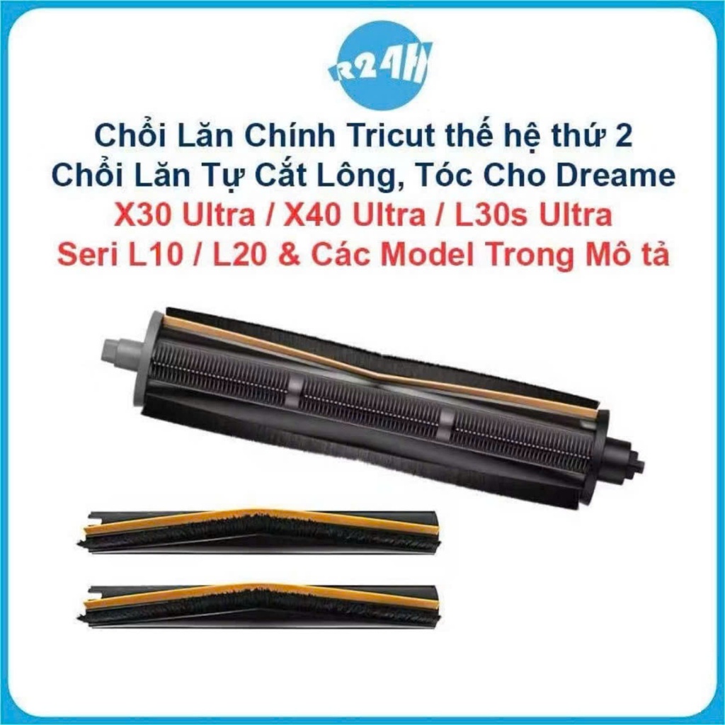 Chổi Tricut Thế hệ 2 Thay Thế Cho Dreame Seri L10, L20Ultra, L30Ultra, X10/ X20Pro/ X30/ X40, S10/ S