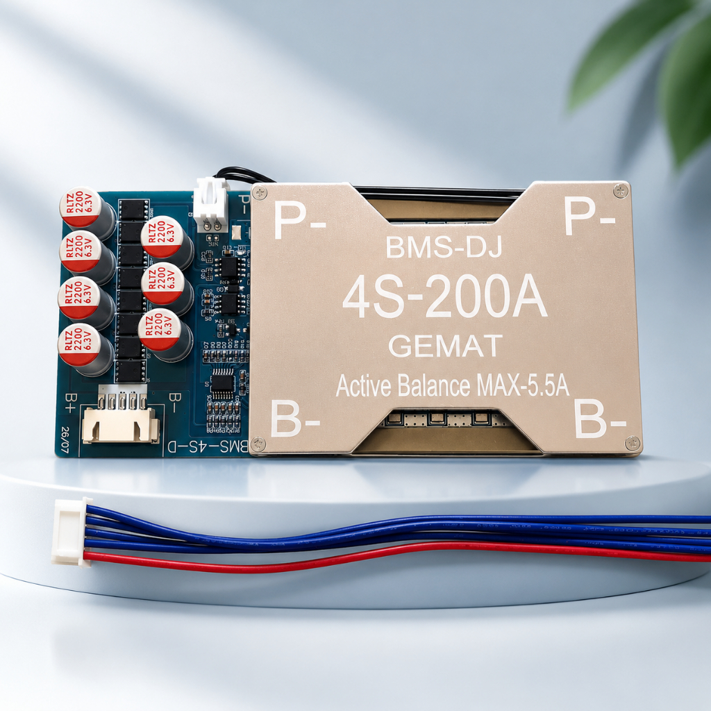 Mạch BMS DJ 4S 200A Và 4S 400A Cân Bằng Chủ Động 5.5A Chuyên Dùng Cho Bình Kích Cá Lưu Trữ Mạch Chốn