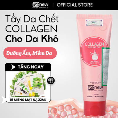 Tẩy Da Chết Da Mặt Collagen BENEW Collagen Peeling Gel Dưỡng Sáng, Làm Dịu Da 120ml