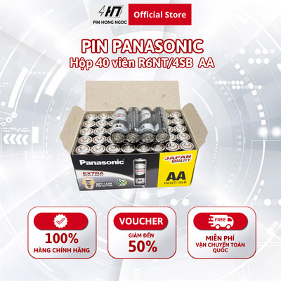 Hộp 40 Viên Pin AA ( Pin Tiểu ) Panasonic NEO R6NT/4SB 1,5V - Hàng chính hãng
