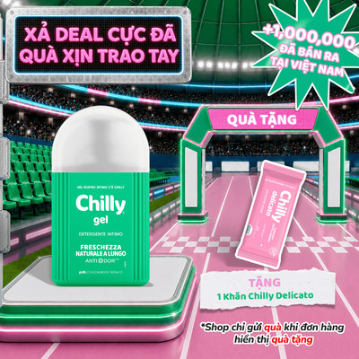 [LÀN GIÓ MÁT LẠNH] Dung dịch vệ sinh Chilly Gel 200ml sạch mát sảng khoái
