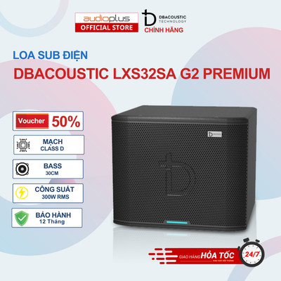 Sub điện DBAcoustic LX-S32SA G2 PREMIUM - 300W, bass 30cm - Mạch Class D - Chính hãng - BH 12 tháng