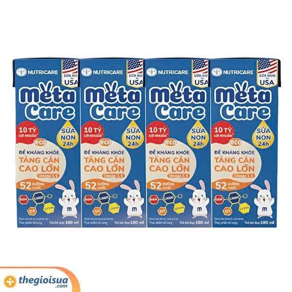 Sữa Dinh dưỡng pha sẵn Metacare 180ml - Chính hãng Thế Giới Sữa