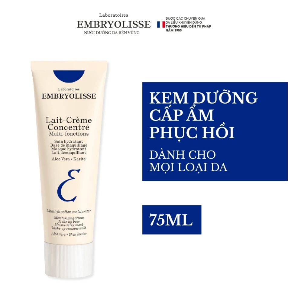Kem Dưỡng Hỗ Trợ Cải Thiện Nền Da, Sáng Mịn Lait Crème Retinol Like Embryolisse - 75ml