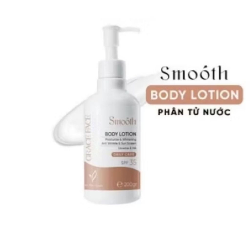  Siêu HOT - KEM DƯỠNG BODY Grace Face Smooth Body Lotion (SPF 35) phiên bản 200gram