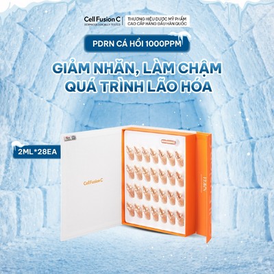 Ampoule Tăng Cường Độ Đàn Hồi Giảm Nhăn & Cải Thiện Tình Trạng Lão Hoá Cell Fusion C Salmon PDRN Ampoule