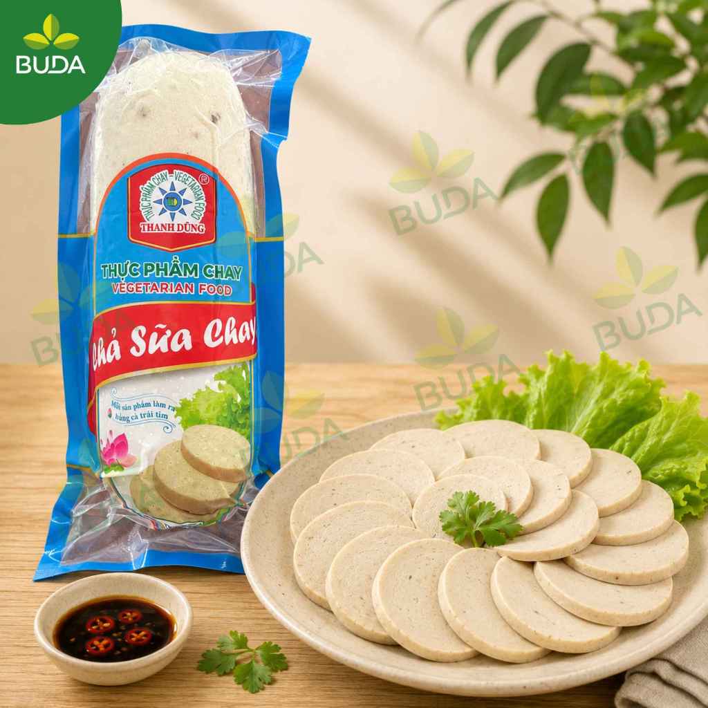 Chả sữa chay Thanh Dũng 500g/cây - Thực phẩm chay đông lạnh [Giao hoả tốc]