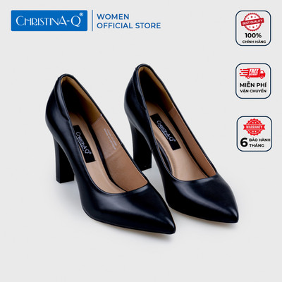 Giày Nữ Cao Gót Bít Mũi Nhọn CHRISTINA-Q GBN482K