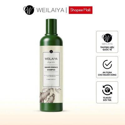 Dầu gội gừng trắng nhân sâm Weilaiya giúp tóc chắc khoẻ và hỗ trợ tóc phát triển Weilaiya Ginger Shampoo 400ml