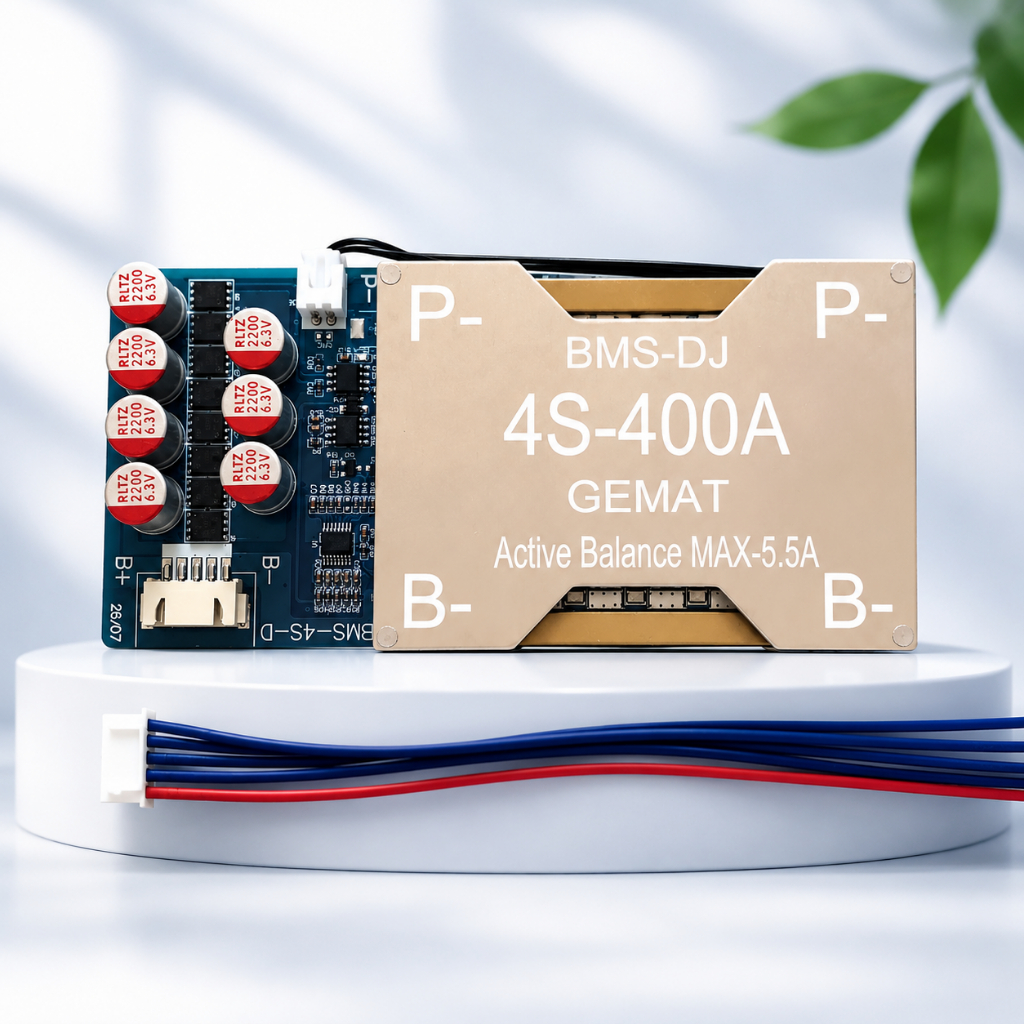 Mạch BMS DJ 4S 200A Và 4S 400A Cân Bằng Chủ Động 5.5A Chuyên Dùng Cho Bình Kích Cá Lưu Trữ Mạch Chốn