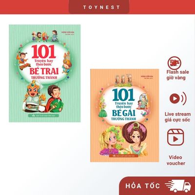 Sách: 101 Truyện Hay Theo Bước Bé Trưởng Thành - Bé trai/Bé gái