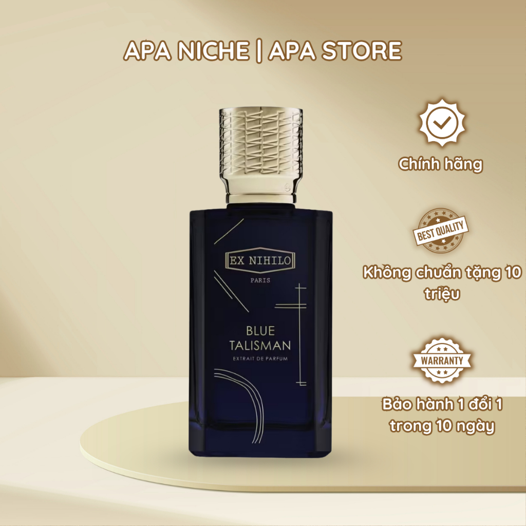 Nước hoa Ex Nihilo Blue Talisman Extrait De Parfum | Nước Unisex Fullsize | Apa Niche