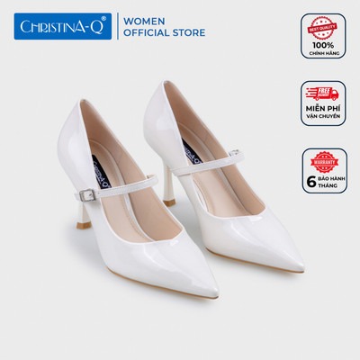Giày Nữ Cao Gót Bít Mũi Nhọn CHRISTINA-Q GBN477K