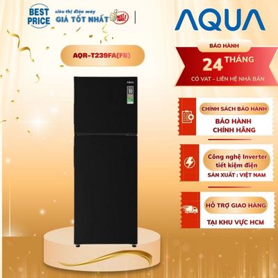 AQR-T239FA(FB) Tủ lạnh Aqua Inverter 212 lít AQR-T239FA(FB) - Hàng chính hãng