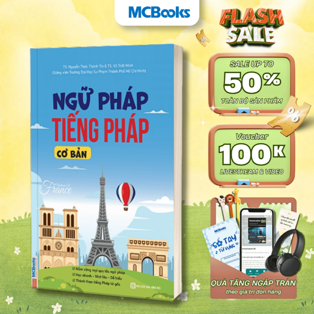 Sách - Ngữ Pháp Tiếng Pháp Cơ Bản - MCBooks Chính Hãng