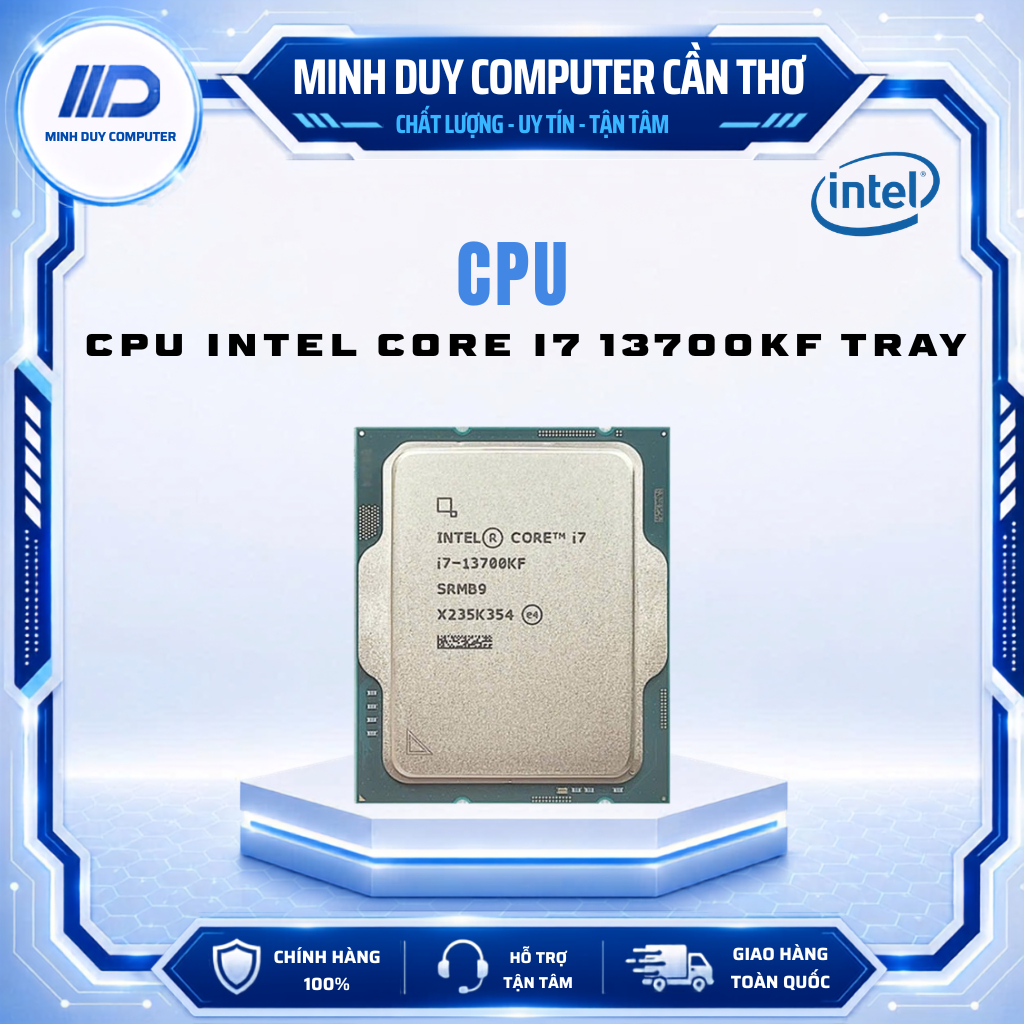 CPU INTEL CORE I7 13700KF TRAY - CHÍNH HÃNG - BẢO HÀNH 36 THÁNG