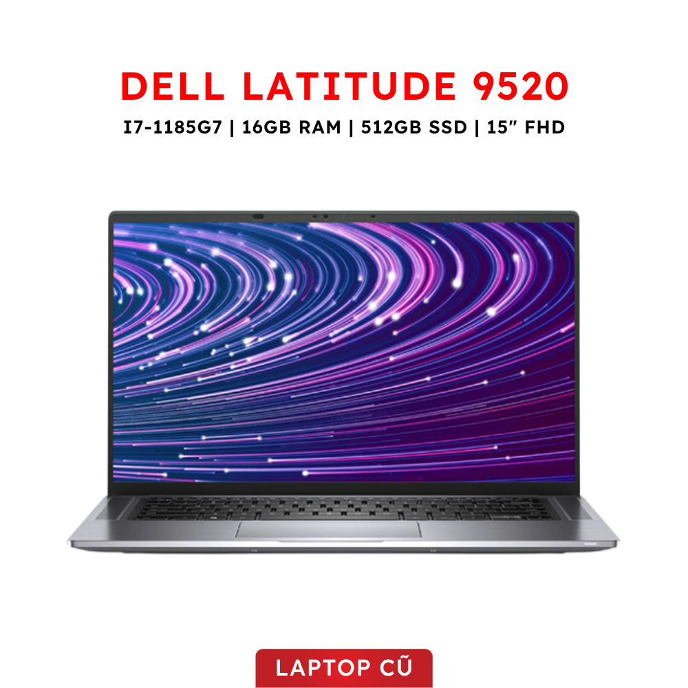DELL LATITUDE 9520 | I7-1185G7 | 16GB RAM | 512GB SSD | 15" FHD
