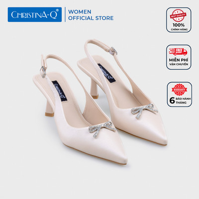Giày Nữ Cao Gót Bít Mũi Nhọn CHRISTINA-Q GBN472K