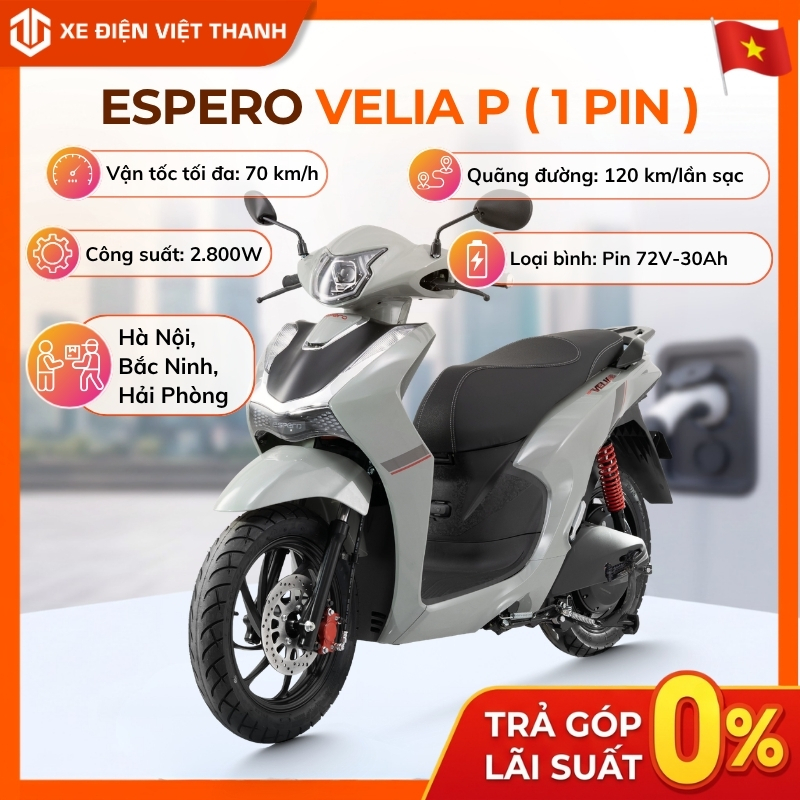 Xe Máy Điện Espero Velia P (1 pin)