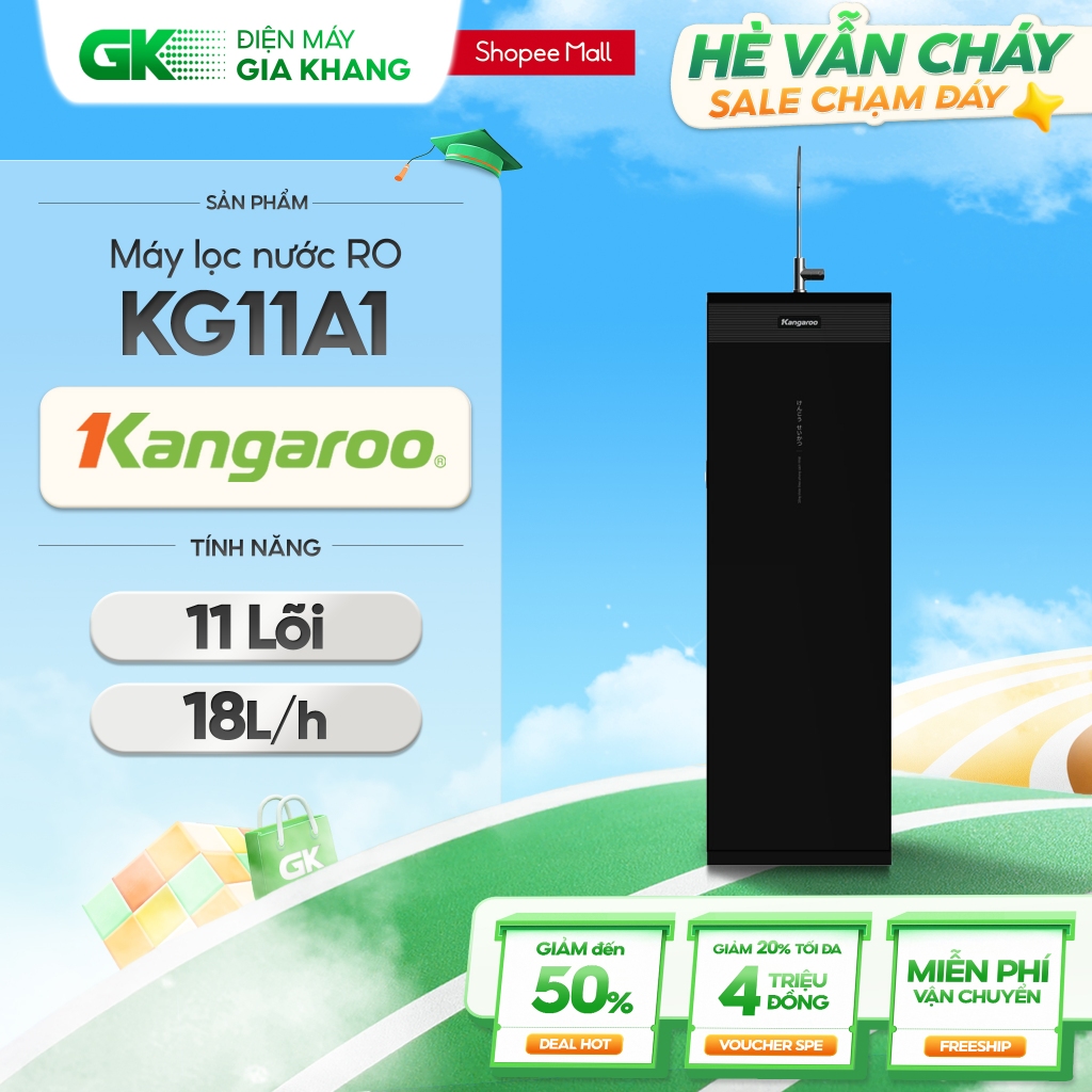 KG12NA | KG11A1 | KG116I - Máy Lọc Nước RO Kangaroo 1 Vòi Nước [Freeship HCM]
