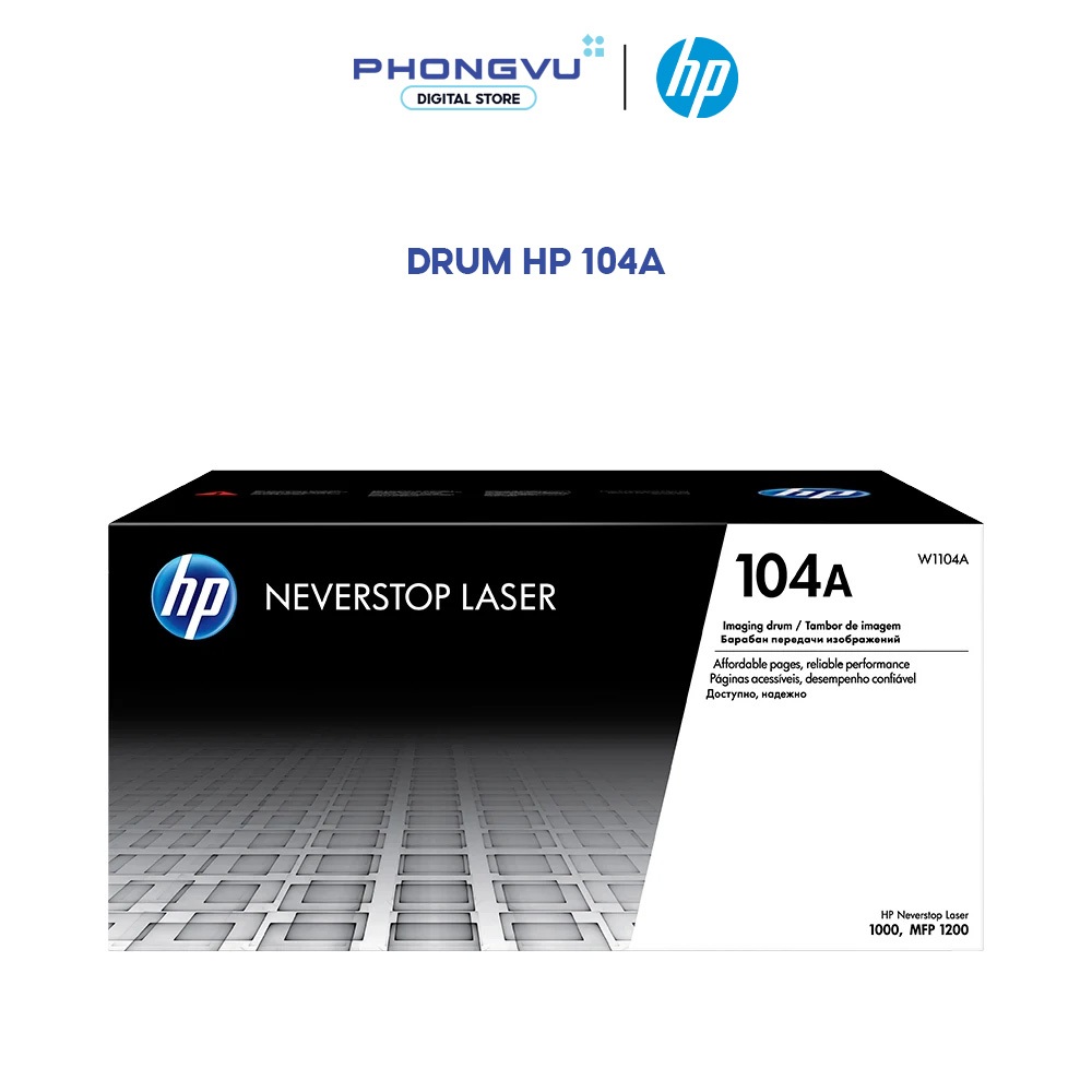 Cụm trống máy in/ Drum HP 104A Black (W1104A)