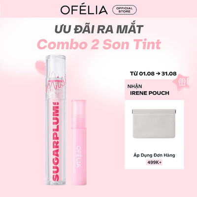 [LS] Combo Son Và Má Hồng OFÉLIA SUGARPLUM - MistyNow Blurring Tint + Lolli Liquid Blush (3.8g x 4.6g)