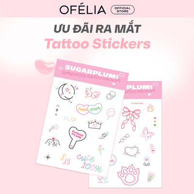 Tattoo Stickers SUGARPLUM - 1 Tờ