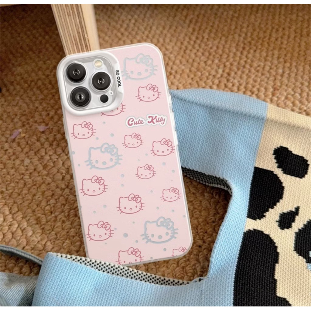 Pass ốp ip12 thường hello kitty hồng chưa qua sd