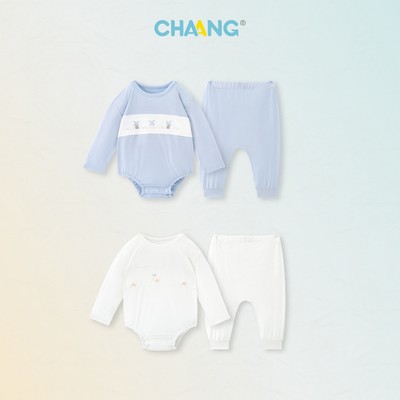 [CHAANG 0-6M] Bộ bodychip Tulip có cúc vai cho bé sơ sinh