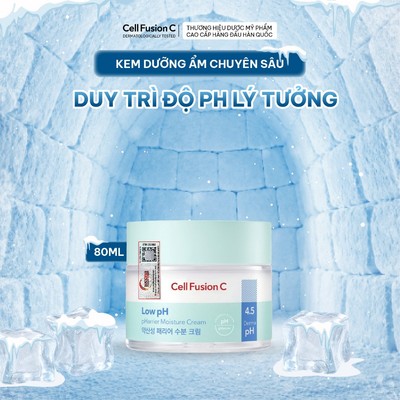 Kem Dưỡng Ẩm & Cân Bằng Độ pH Trên Da Cell Fusion C Low pH pHarrier Moisture Cream 80ml