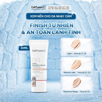 [ BB CREAM ] Kem Nền Che Phủ Cao Cho Da Nhạy Cảm Cell Fusion C Skin Blemish Balm Intensive 30ml
