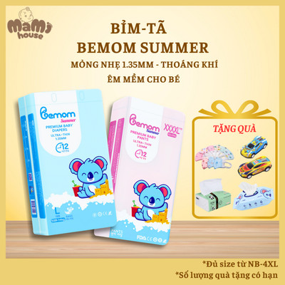 Tã/Bỉm BEMOM SUMMER Hàn Quốc Dán/Quần Đủ Size từ NB đến 4XL