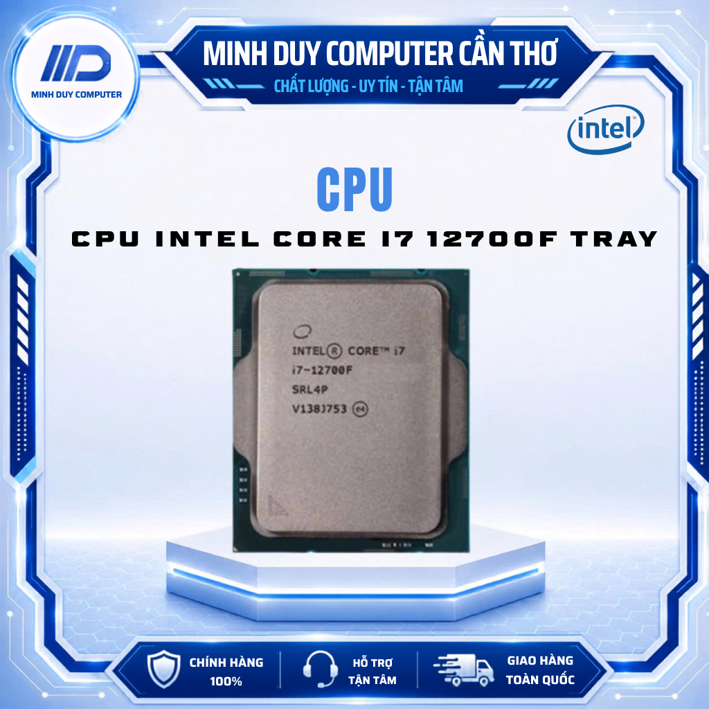 CPU INTEL CORE I7 12700F TRAY - CHÍNH HÃNG - BẢO HÀNH 36 THÁNG
