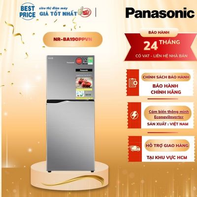 NR-BA190PPVN Tủ lạnh Panasonic 170 lít Inverter, kháng khuẩn, làm lạnh Panorama NR-BA190PPVN