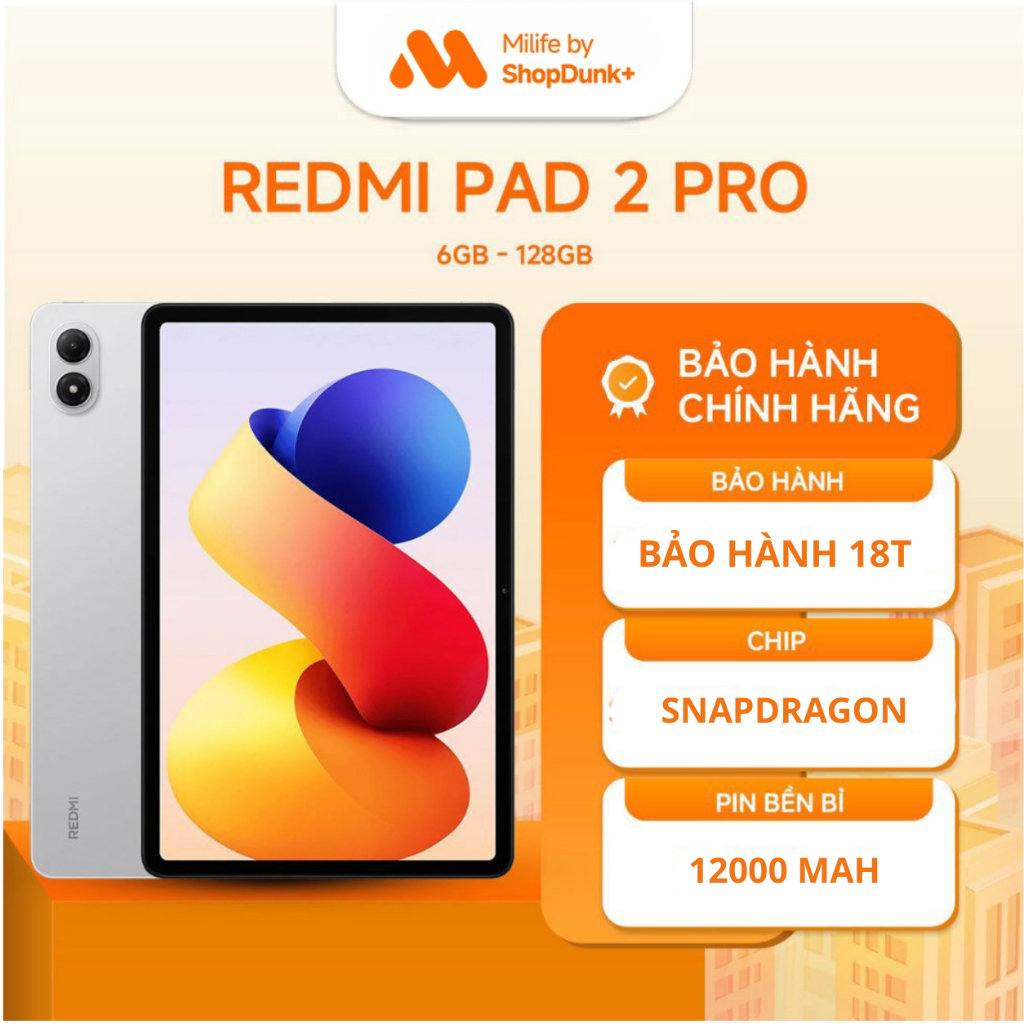 Máy Tính Bảng Xiaomi Redmi Pad 2 Pro (6+128GB | 8+256GB) Chính Hãng BH 18 Tháng