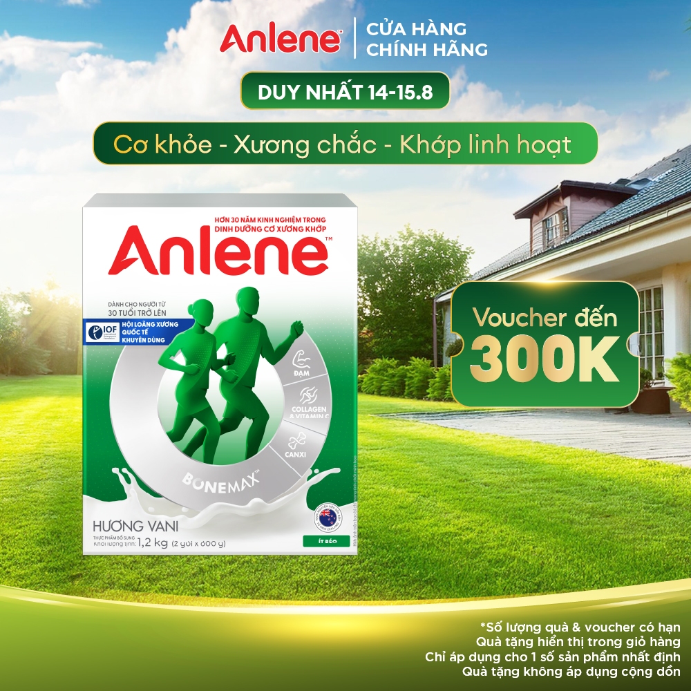 Sữa Bột Anlene Hương Vani 1.2kg
